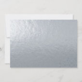 Bevestigingsfoto namaak zilver wit marmer schrift bedankkaart (Achterkant)