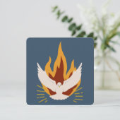 BevestigingsKaart - Vlek vierkant Aankondiging (Staand voorkant)