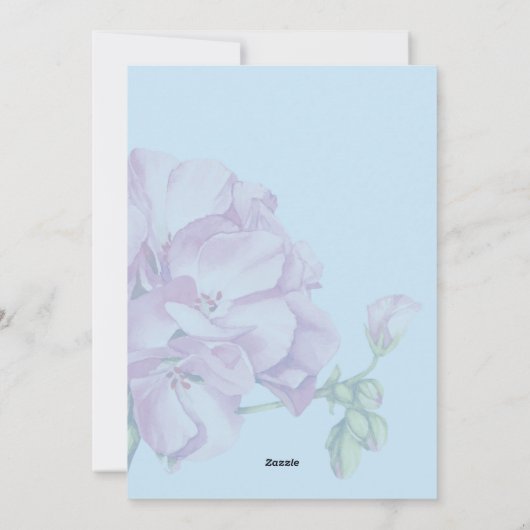 Bevestigingskaart voor de bevalling met bloemen feestdagenkaart (Achterkant)