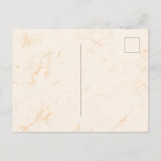 Bevestigingspampa's roos gouden zwarte marmer uitnodiging briefkaart (Achterkant)