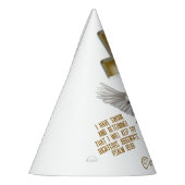 Bevestigingspaptisme voor kruisscripts feesthoedjes (Links)