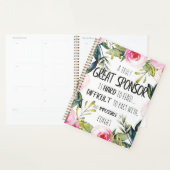 Bevestigingssponsor Gift echt grote sponsor Planner (Display)