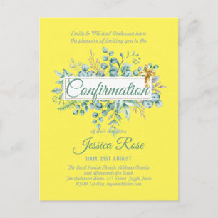 Bevestigingsverzoeken Eucalyptus Greenery Budge Briefkaart
