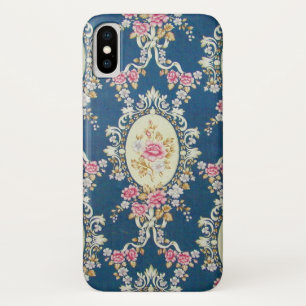  bevliegingspatroon blauw roze witte flessenpatroo iPhone x hoesje