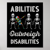 Bevoegdheden wegen op tegen handicaps Autisme Awar Poster (Voorkant)