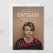 Bevoegdheid bij de uitnodiging tot het Afstuderen  (Voorkant)