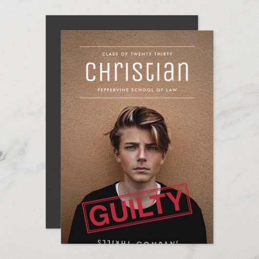 Bevoegdheid bij de uitnodiging tot het Afstuderen (Voorkant / Achterkant)