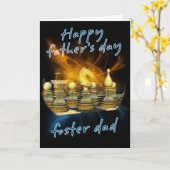 Bevorder Papa - de Kaart van Vaderdag - Schaak (Gele Bloem)