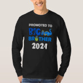Bevorderd aan Big Brother 2024 Dinosaur Zwangersch T-shirt (Voorkant)