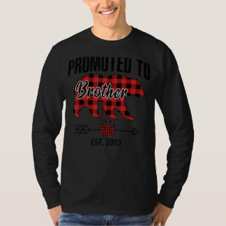 Bevorderd aan Broeder 2023 Red Pset Pajama Buffalo T-shirt