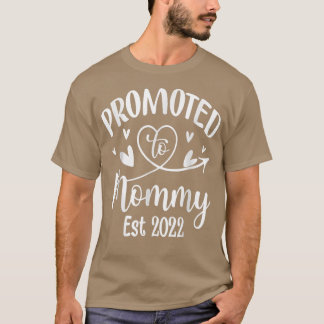 Bevorderd aan mammie 2022 nieuwe mam 2022 voor vro t-shirt