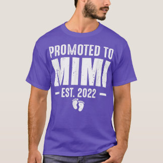 Bevorderd aan Mimi EST 2022 New Nana Zwangerschap  T-shirt