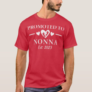 Bevorderd aan Nonna 2023 Zwangerschap Annemen T-shirt