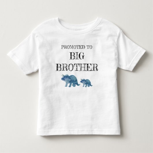 Bevorderd tot Big Brother Dinosaur T-shirt (Voorkant)
