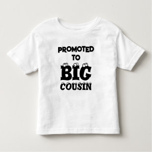 BEVORDERD TOT GROTE COUSIN SIBLEMENT ANNOUNCEMENT KINDER SHIRTS