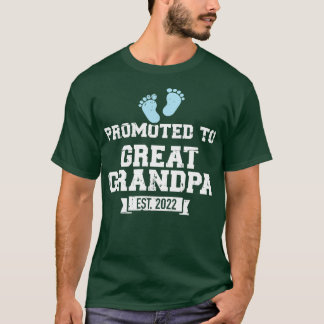 Bevorderd tot grote opa 2022 t-shirt