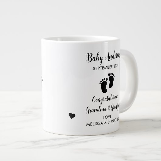 Bevorderd uit het moederdier van grootouders extra grote beker (Voorkant rechts)