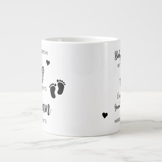 Bevorderd uit het moederdier van grootouders extra grote beker (Voorkant)