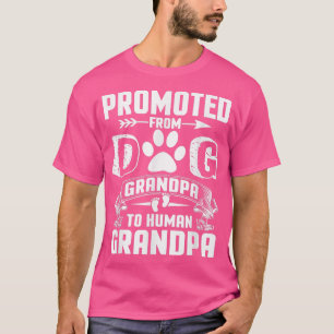 Bevorderd van grootvader tot grootvader t-shirt