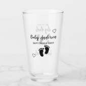 Bevorderde Dog Dads voor menselijke vader Zwangers Glas (Achterkant)