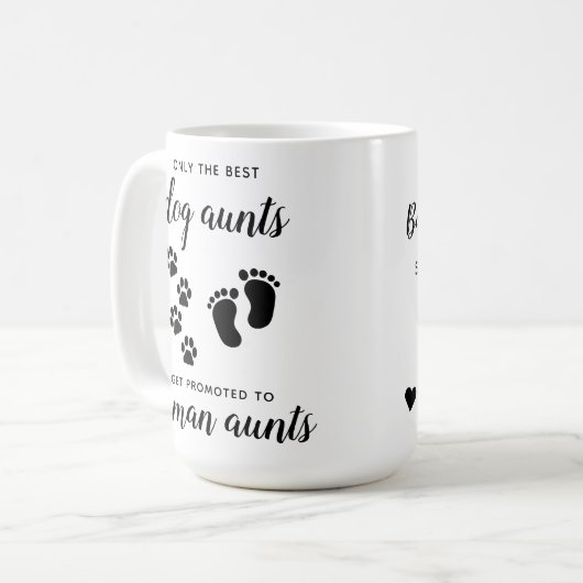 Bevorderde honden t.o.v. menselijke tante Zwangers Koffiemok (Voorkant links)