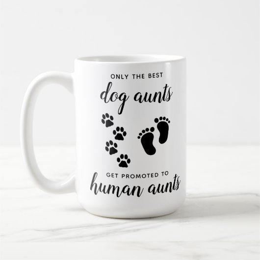 Bevorderde honden t.o.v. menselijke tante Zwangers Koffiemok (Links)