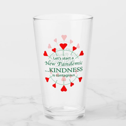 Bevorderen Kindness Glas (Voorkant)