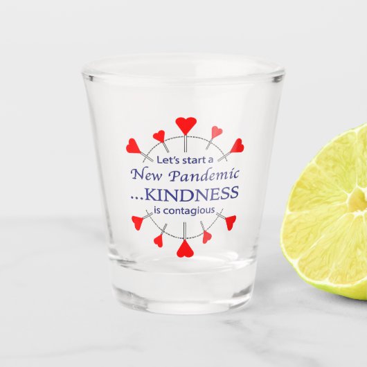 Bevorderen Kindness Shot Glas (Voorkant)
