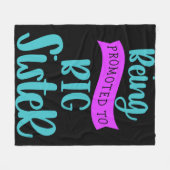 Bevordering tot grote zuster fleece deken (Voorkant (Horizontaal))