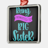 Bevordering tot grote zuster metalen ornament (Links)