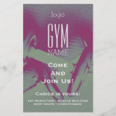 Bevordering van gym flyer (Voorkant)