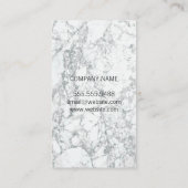 Bevordering van sociale media | Marmer Visitekaartje (Achterkant)