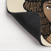 Bevordering van zwarte vrouwen, beige muismat (Hoek)