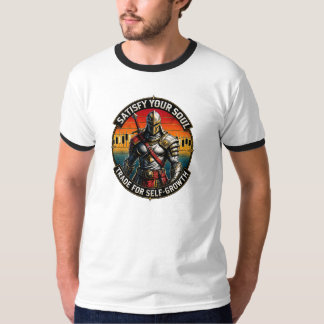 Bevredig Uw Ziel Handel Voor Zelfgroei Ridder T-shirt