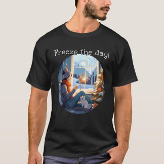 Bevries de grappige dagen thuis met Kat in knus Wi T-shirt