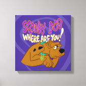 Bevriesde Scooby-Doo Canvas Afdruk (Voorkant)
