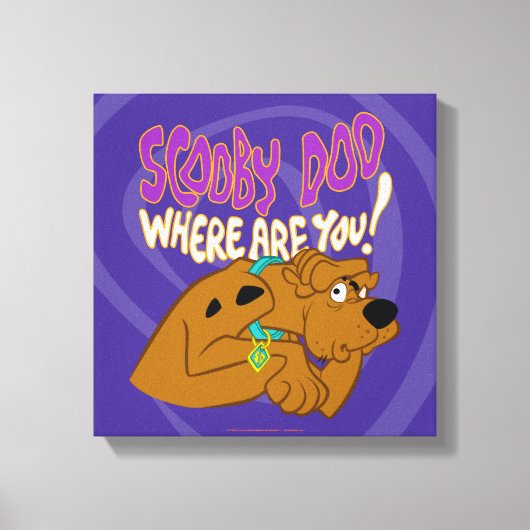 Bevriesde Scooby-Doo Canvas Afdruk (Voorkant)