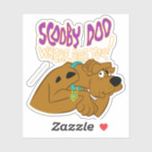 Bevriesde Scooby-Doo Sticker (Vel)