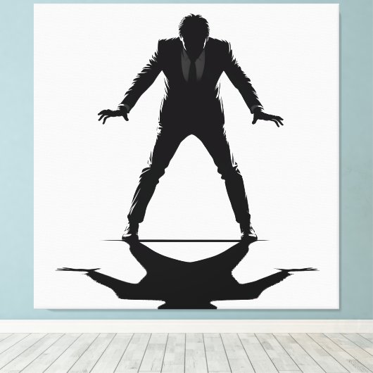 Bevriezen! Canvas Afdruk (Insitu (Houten vloer))