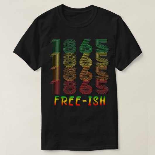 Bevriezing sinds 1865 Juneteenth Black History Afr T-shirt (Design voorkant)