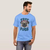 BEVRIJD de PUGS T-shirt (Voorkant volledig)
