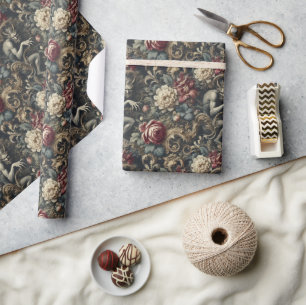 Bevrijd ons van decadentie - Gothic Floral Design Cadeaupapier