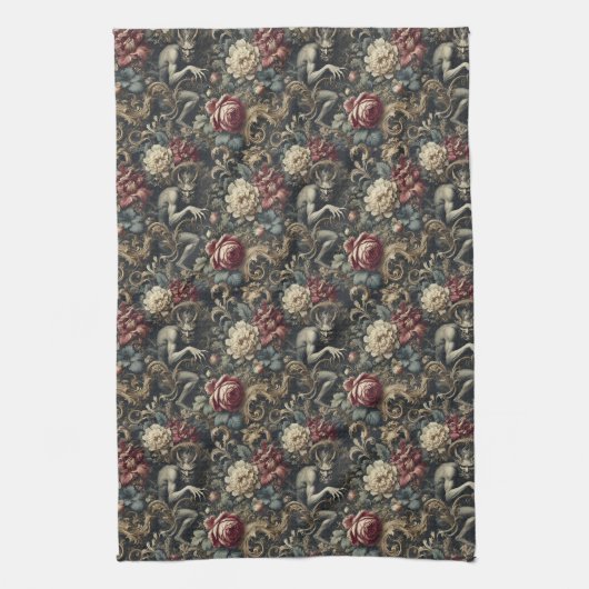 Bevrijd ons van decadentie - Gotisch Victoriaans Theedoek (Verticaal)