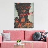 bevrijders Propaganda Poster Canvas Afdruk (Insitu (Woonkamer))