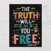 Bevrijding door Waarheid Briefkaart (Voorkant)