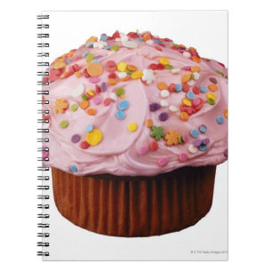 Bevrokken cake met sproinkles notitieboek