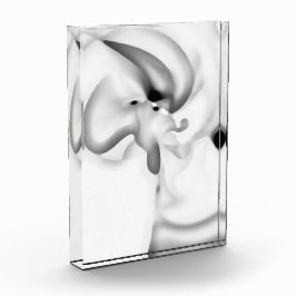 Bevroren: Abstract grijs, wit & zwart Fotoblokken