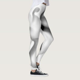 Bevroren: Abstract grijs, wit & zwart Leggings