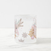 Bevroren Baby is het Koude Buiten Mok| Roze Mok (Center)