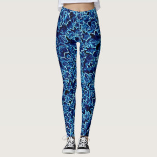 Bevroren Blauwe Klimop  Leggings